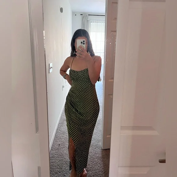 Zara | Dresses | Side Slit Maxi Dress | Poshmark